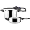 Magefesa Nova 4 Qt. Stainless Steel Stovetop Pressure Cookers 01OPNOVA004 -  The Home Depot