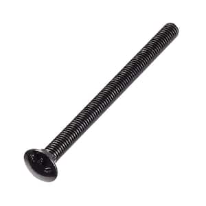 3/8 in. -16 x 5 in. Black Deck Exterior Carriage Bolt (25-Pack)