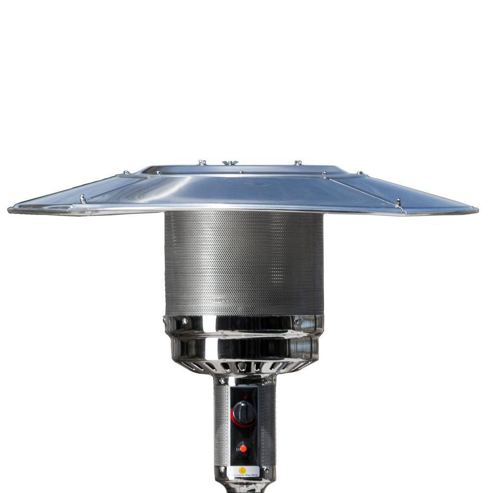 Hammered Platinum 33" x 33" Powder Coated Propane Patio Heater