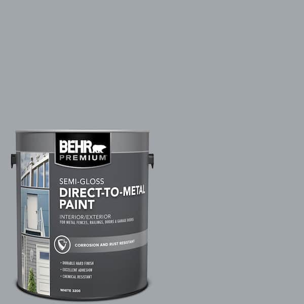 1 gal. #PPU26-19 Chance of Rain Semi-Gloss Direct to Metal Interior/Exterior Paint