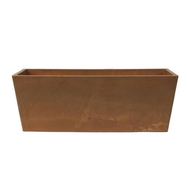 Arcadia Garden Products Simplicity 17-1/2 in. x 7 in. x 6 in. Chocolate Marble PSW Window Box