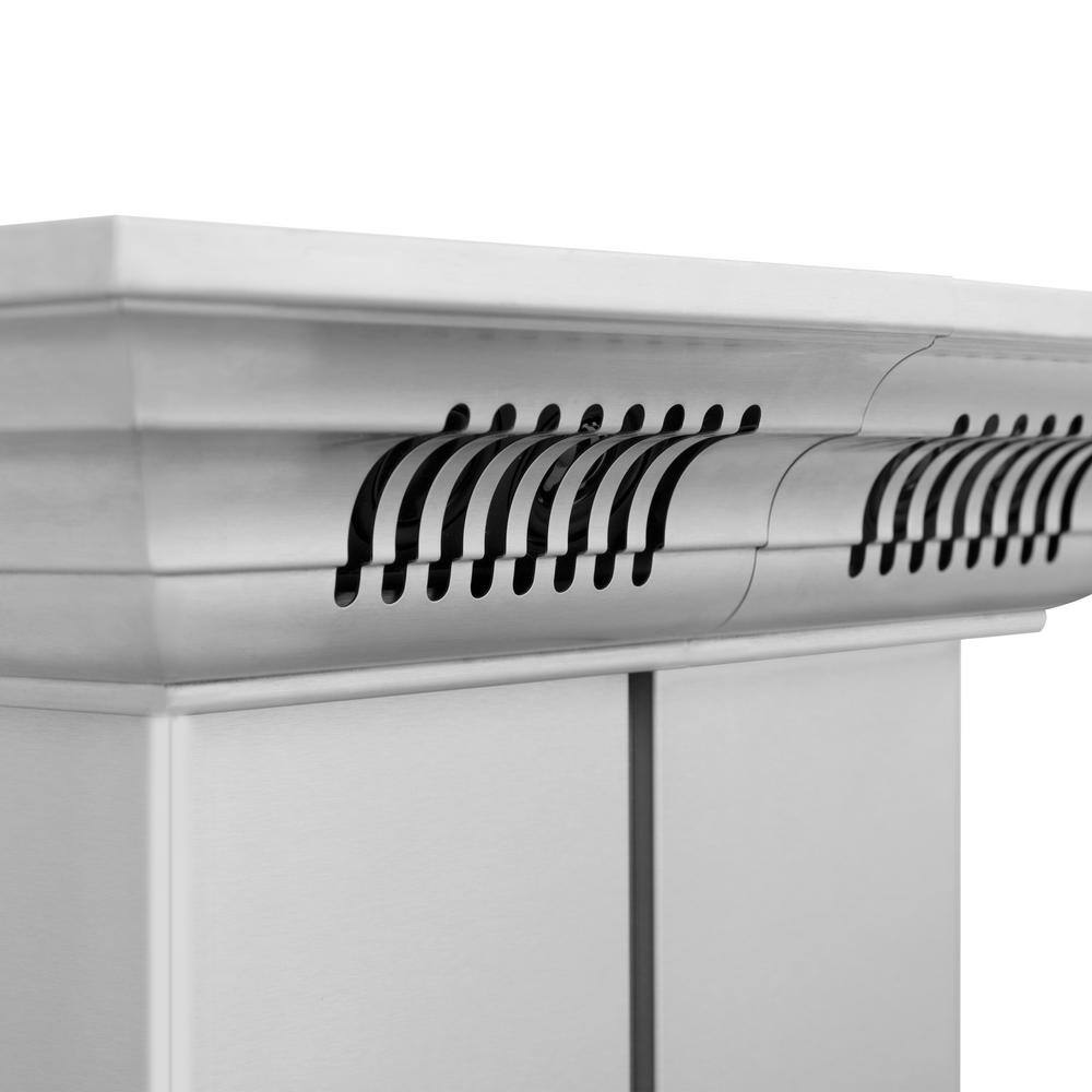 36" Stainless Steel Island Range Hood with Built-in Speakers