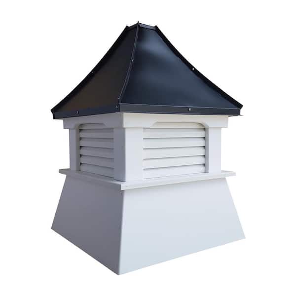 Accentua Ozark 20 in. x 20 in. x 31 in. Composite Vinyl Cupola