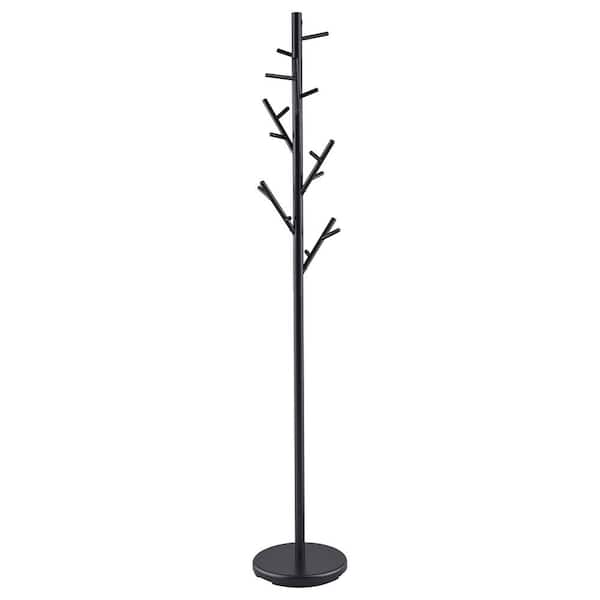 Coaster 18-Hook Black Coat Rack 900897 - The Home Depot