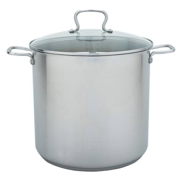 Range Kleen Specialty  20 qt. Stainless Steel Stock Pot with Glass Lid