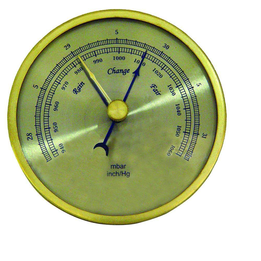 General Tools Analog Barometer with Brass Housing and 3 in. Dial ABAR300