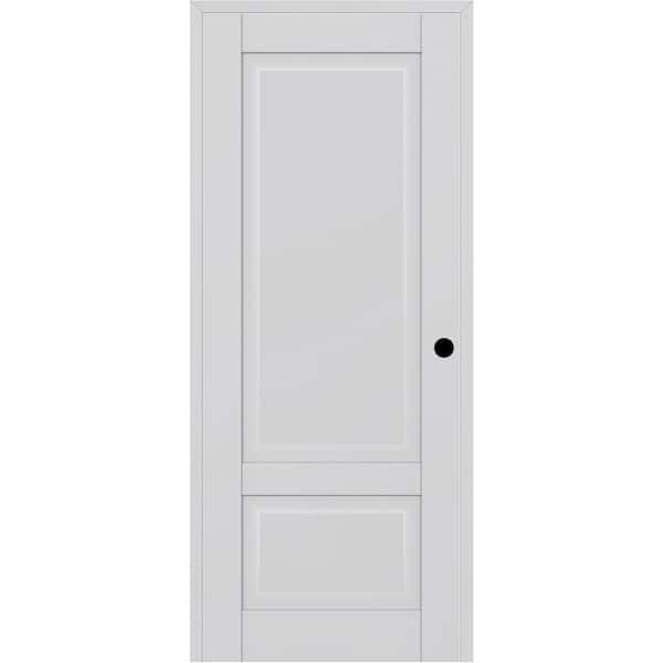Belldinni CA 2 DIY-Friendly 32 in. x 80 in. Left Hand Primed Solid Composite Core Wood Single Prehung Interior Door