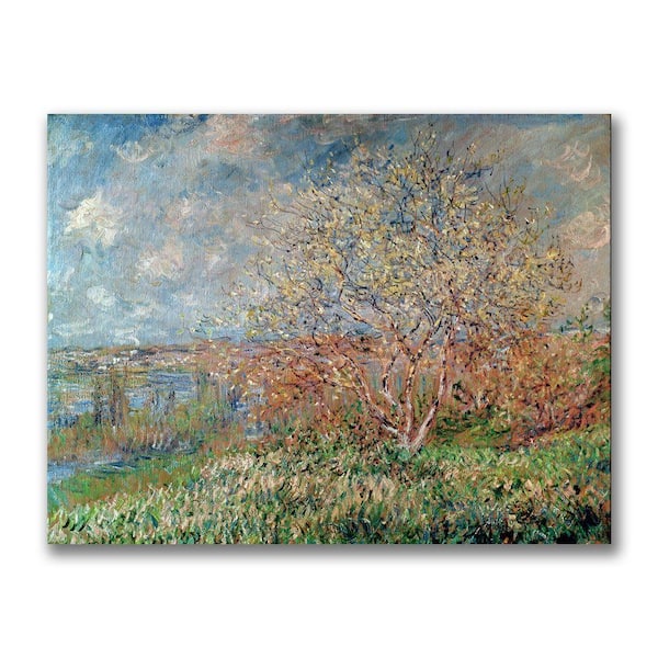 Trademark Fine Art 35 in. x 47 in. Spring 1880 Canvas Wall Art