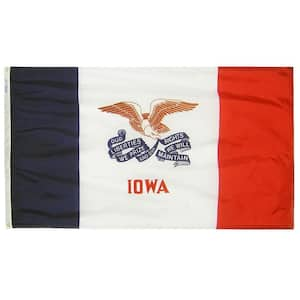 3 ft. x 5 ft. Iowa State Flag