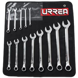 6 Point Combination Chrome Wrench Set (13-Piece)