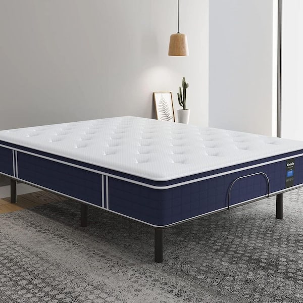 Classic Serie King Size Medium Firm Hybrid CertiPUR-US Certified Foam 12 in. Bed-in-a-Box Mattress Pillow Top