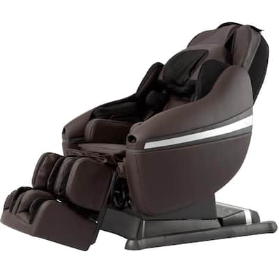 titan osaki black faux leather reclining massage chair
