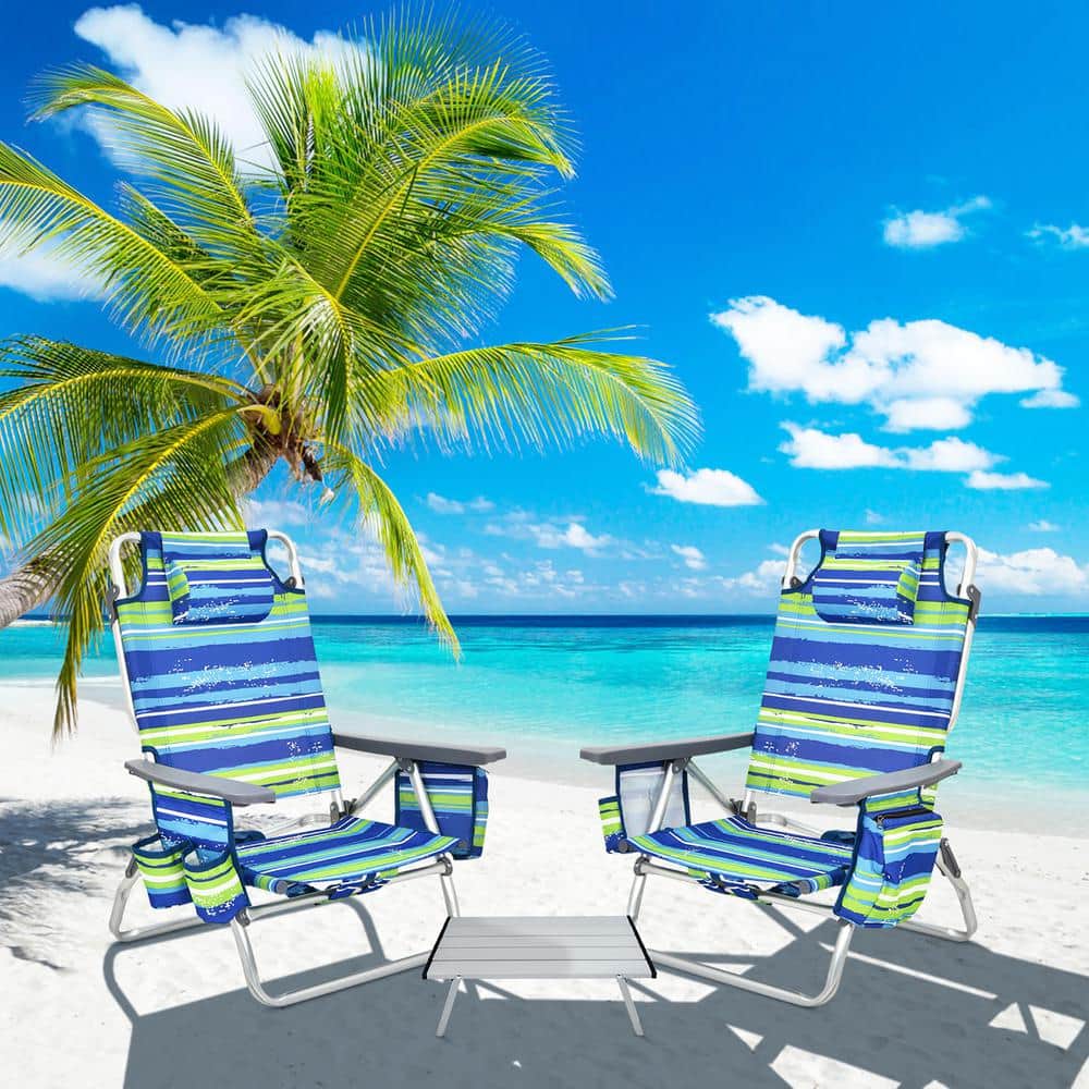 Rio Brands Easy In/Easy Out Tommy Bahama Beach Chair - Aqua