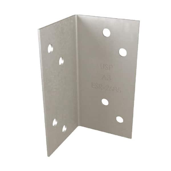 Unbranded 1-7/16 in. x 1-7/16 in. x 2-3/4 in. 18-Gauge G90 Framing Angle