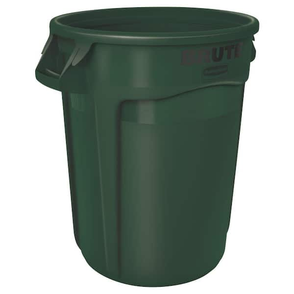 Brute Recycling Container, 44 Gallon, Round, Blue