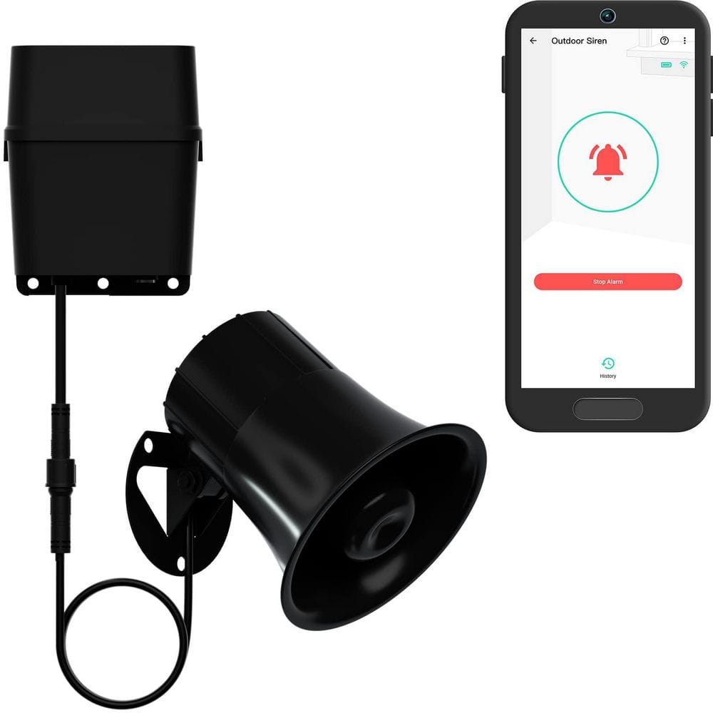 Smart Home Outdoor Alarm Controller and Siren price history on PriceWatchPro
