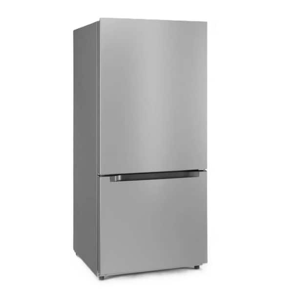 30 in. 18.7 Cu. Ft. Bottom Freezer Refrigerator in Stainless Steel