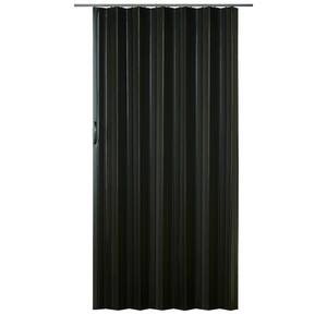 MONOCHROMATIC BLACK 4枚セット デスコア Spectrum Berkshire 48 in. x 80 in. Black Vinyl PVC Accordion Door