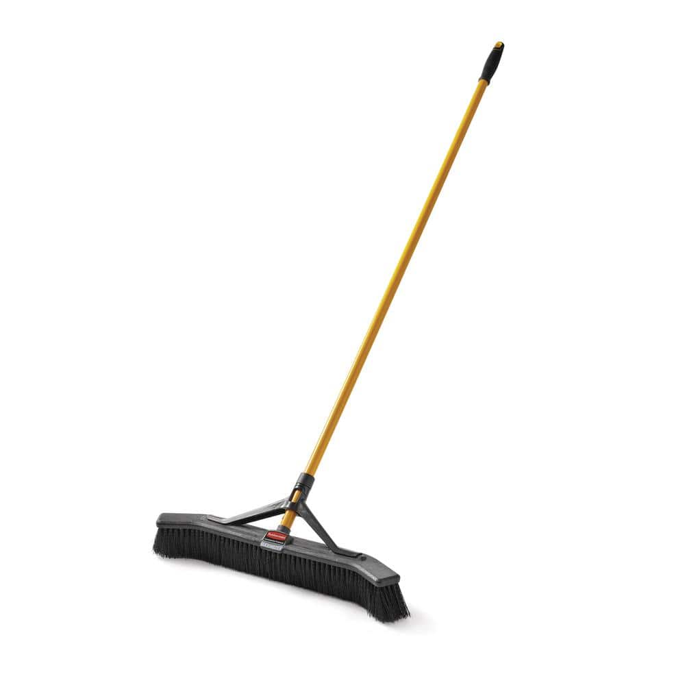 Rubbermaid 9B02 Fine Floor Sweeper 24 Brush, 3 Bristles Case/12 - Gray -  Cleaning