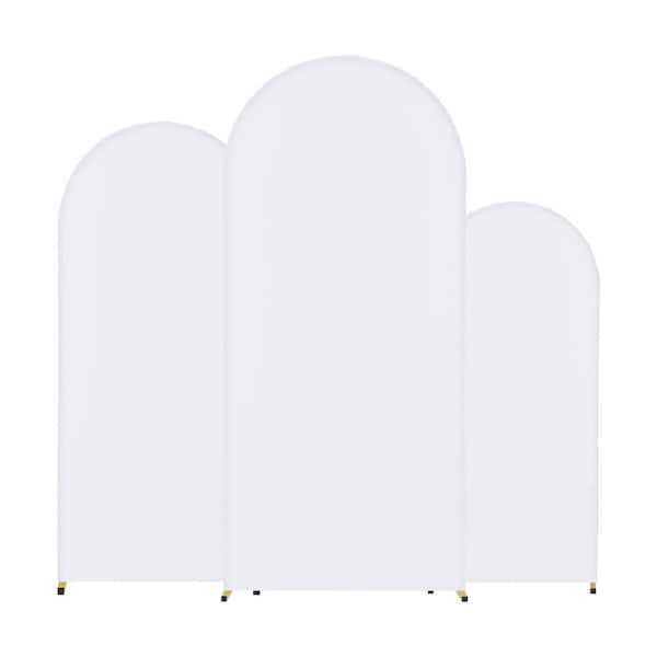 Set of 3 Metal Arch Backdrop Stands, with Case Connection and Crossbar Base, 17.5 in. x 11.6 in. x 7.5 in. Arbors