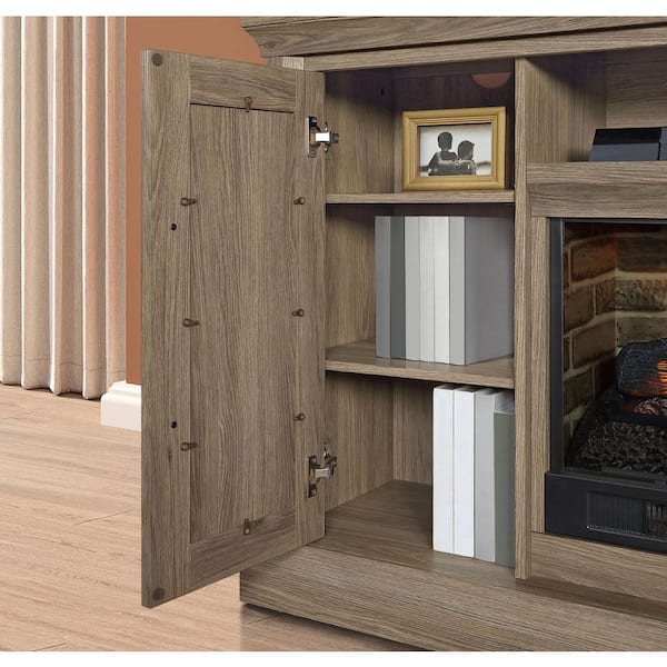 Whalen 65 in. Fireplace Freestanding Console-Medium and Light