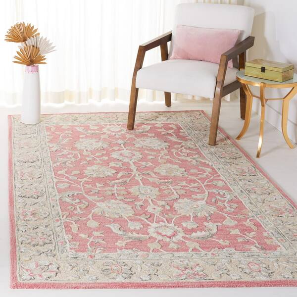 Safavieh Glamour Collection GLM538U Light Pink/Ivory Rug - 3' x 5