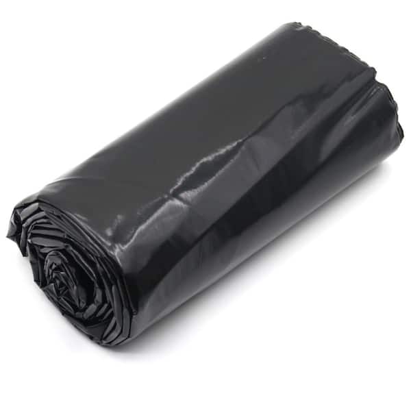 3FT x 100FT 4 Mil Black Plastic Sheeting Weed Barrier Heavy Duty Polyethylene Roll for Garden and Multi Use Protection