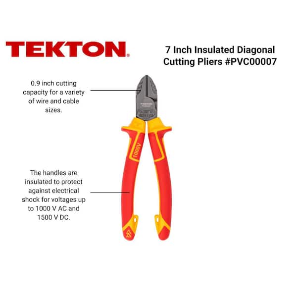 7 in. Insulated Diagonal Cutting Pliers