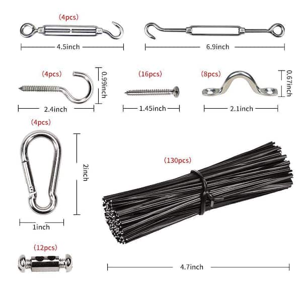 UITTG-164FT Black Vinyl-Coated 304 Stainless Steel Cable - View #2