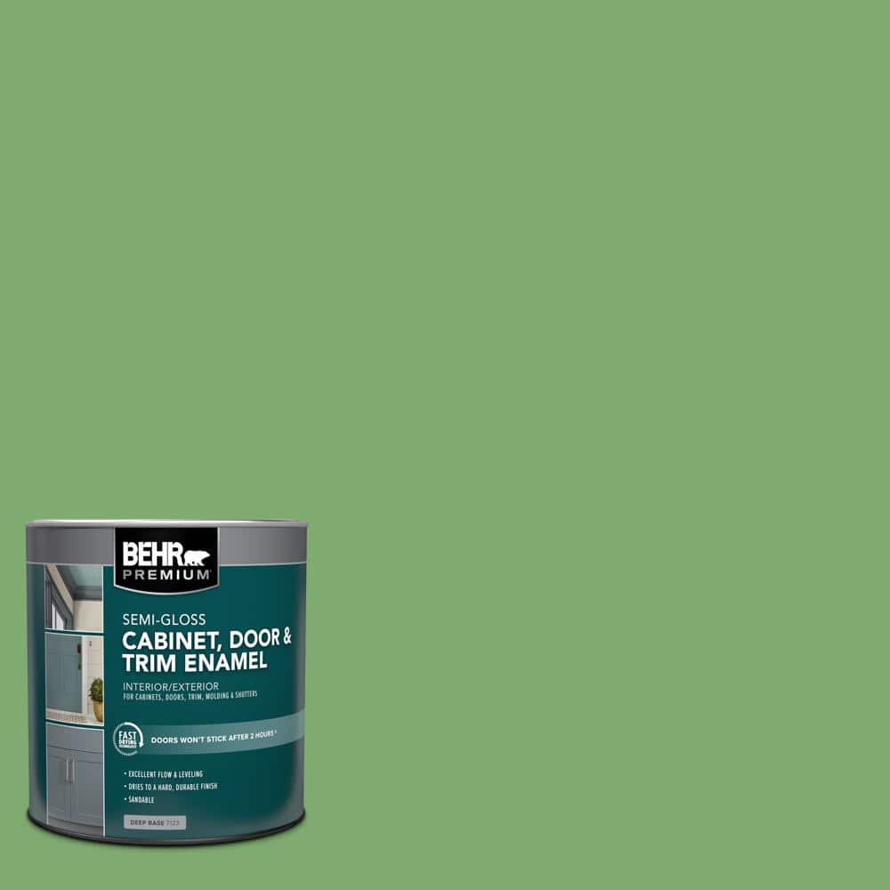 1 qt. #M390-5 Sage Garden Semi-Gloss Enamel Interior/Exterior Cabinet, Door & Trim Paint price history on PriceWatchPro