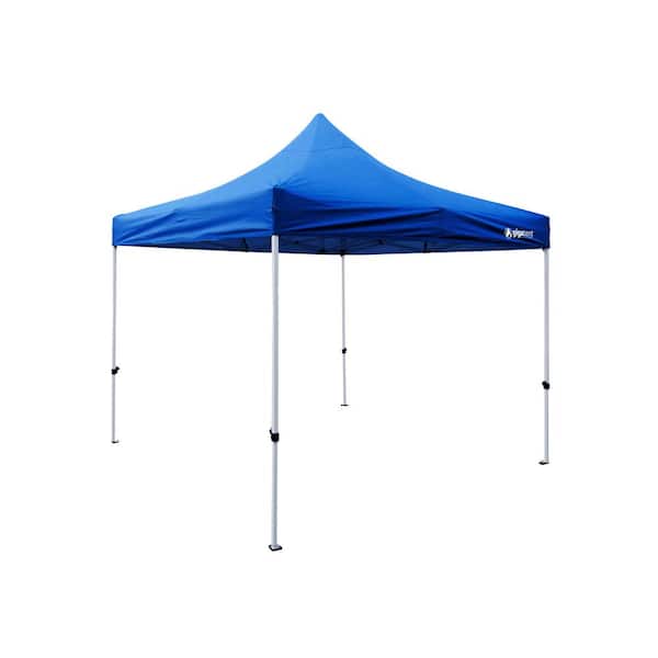 GigaTent Classic 10 in. x 10 ft. Height up to 130 in. Canopy Blue GT008 ...