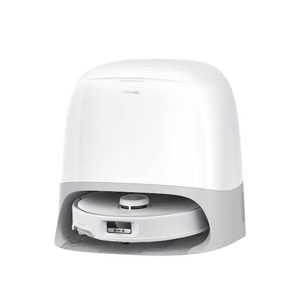 Q Revo Curv 17.7 in Robotic Vacuum and Mop with Smart Navigation, Self-Emptying, Self-Drying, Multi-surface in White