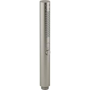 Shift+ Round 2-Spray 1.1 in. Single Tub Wall Mount Handheld Shower Head in Vibrant Brushed Nickel