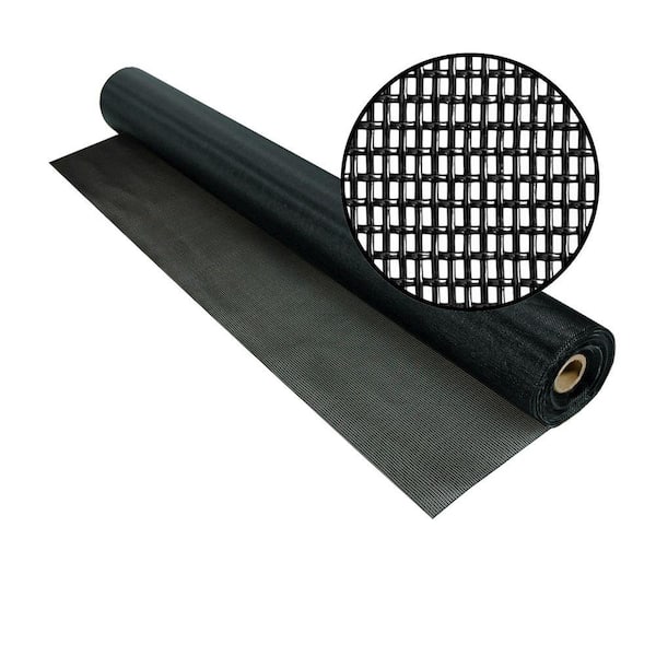 48 in. x 100 ft. Black Pet Screen