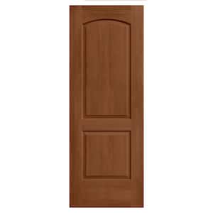 28 in. x 80 in. Continental Hazelnut Stain Solid Core Molded Composite MDF Interior Door Slab