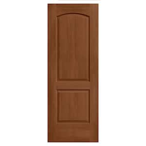 30 in. x 80 in. Continental Hazelnut Stain Solid Core Molded Composite MDF Interior Door Slab