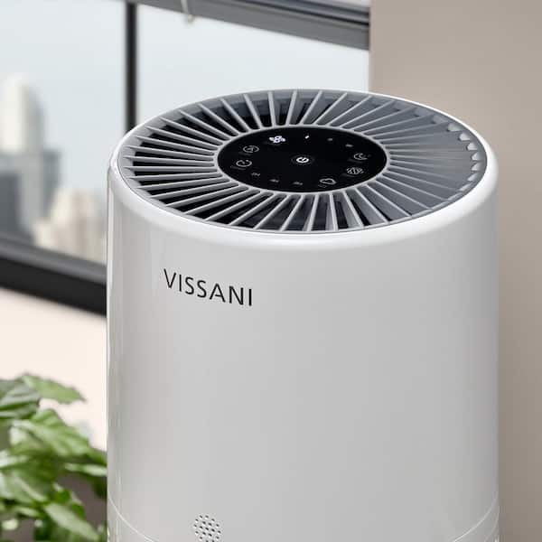Vissani HEPA 3-Stage Air Purifier for Small Room (200 sq. ft.) in