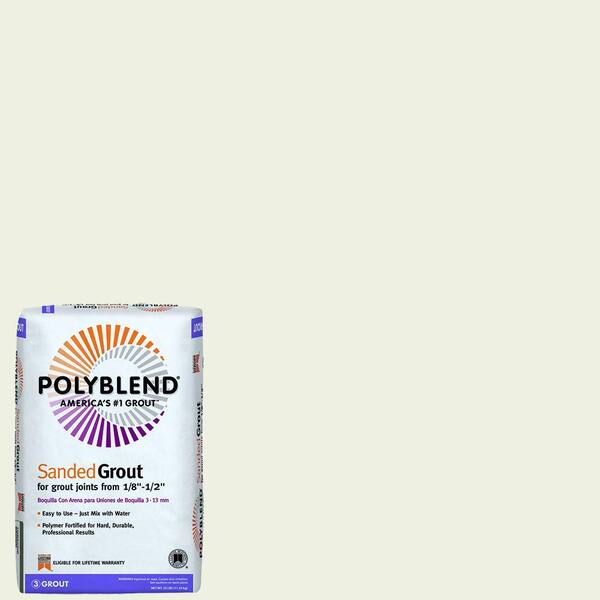 Custom Building Products Polyblend Sanded Tile Grout 25 LB Bag 