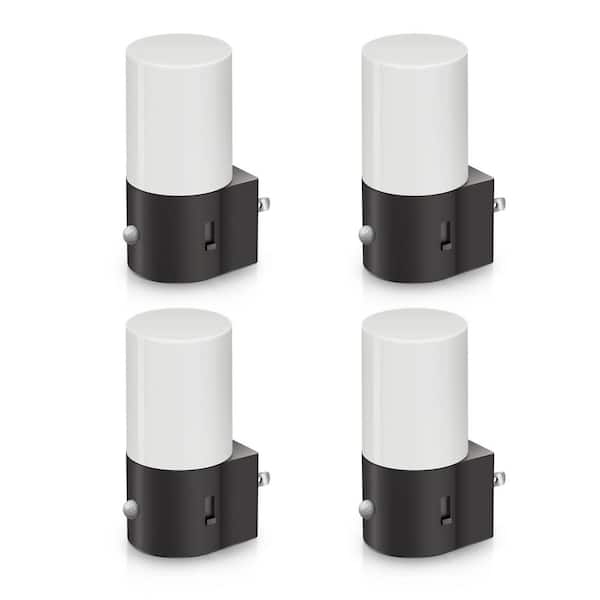 YANSUN LED Motion Sensor Night Light Plug in [4-Pack], 100LM Dimmable, 3000K Soft White, Auto On/Off for Hallway, Bedroom