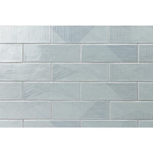 Ace Blue 2 in. x 8 in. x 9 mm Polished Ceramic Subway Wall Tile (38 pieces / 5.38 sq. ft. / case)