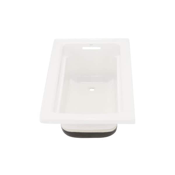 KOHLER Archer 60 in. x 32 in. Rectangular Soaking Bathtub with Reversible Drain in White