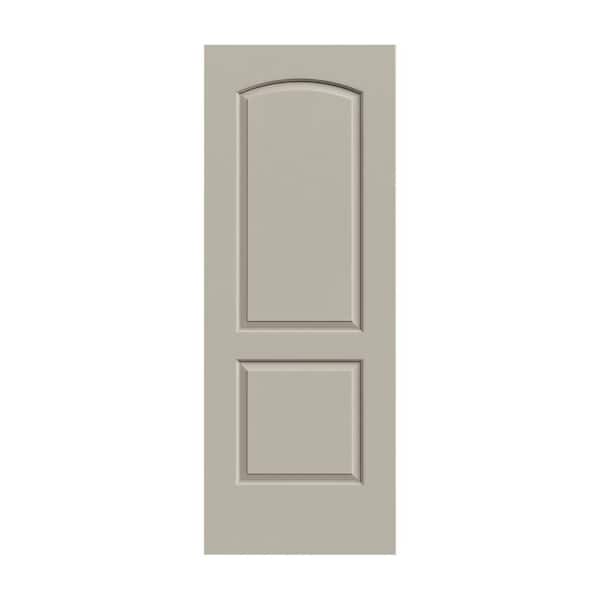 JELD-WEN 30 in. x 80 in. Caiman 2 Panel No Bore Hollow Core Desert Sand Paint Molded Composite Interior Door Slab