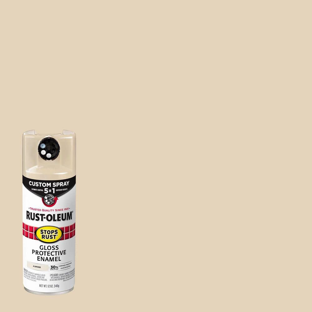 Rust-Oleum - Enamel Spray Paint: Antique White, Gloss, 16 oz