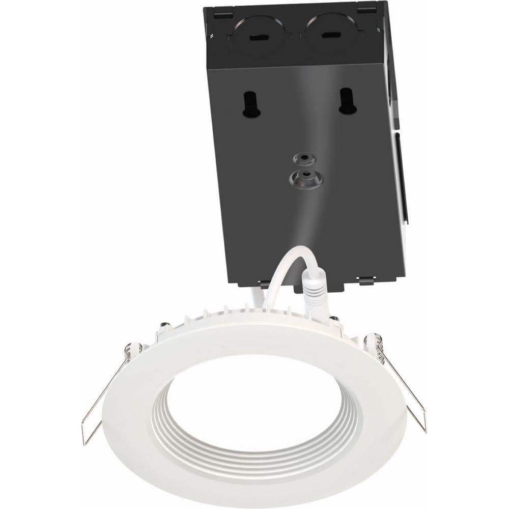 UPC 196182146886 product image for Contractor Select 4 in. Tunable CCT Canless Smart Integrated LED Matte White Rec | upcitemdb.com