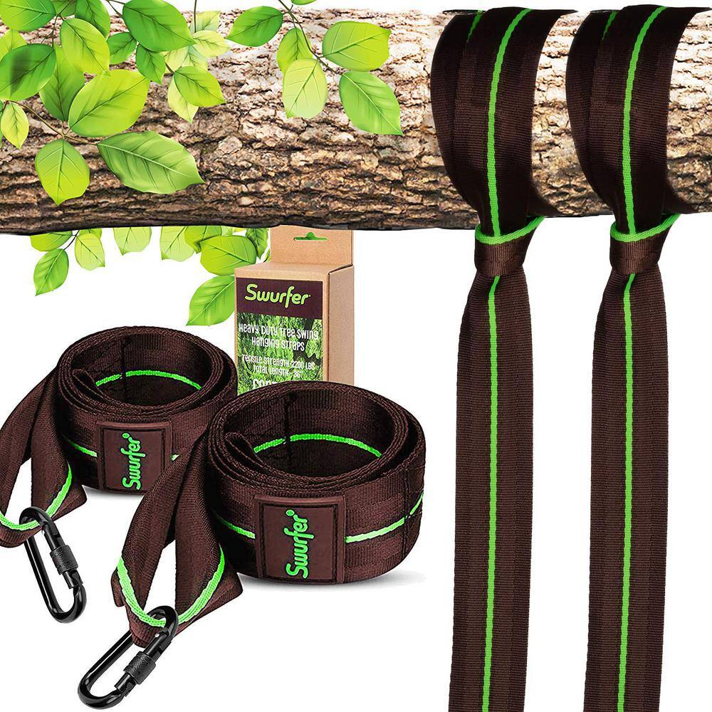Heavy Duty Hanging Strap - 18 Inch Multifunction Webbing With Carabiner For Gym & Outdoor Use