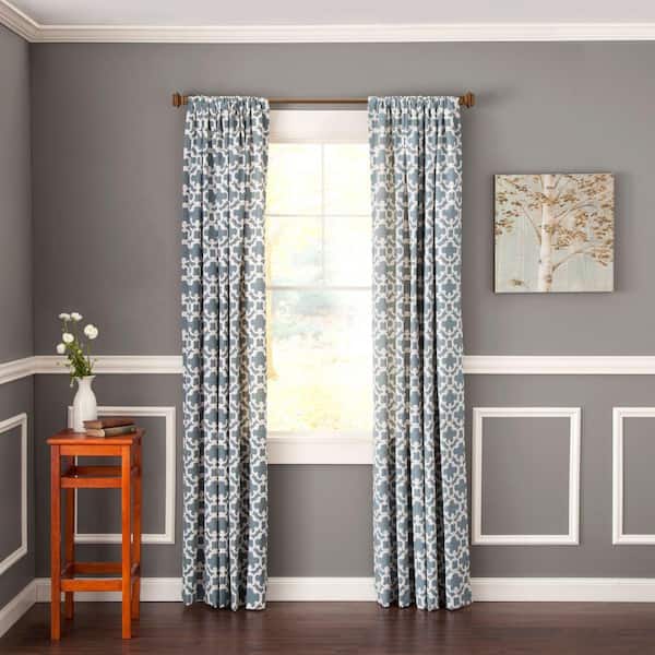 Kenney Kingston 66 - 120 in. Adjustable 3/4 in. Standard Decorative Window Single Curtain Rod in Antique Brass