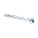 #8 x 1-3/4 in. Zinc Plated Steel Phillips Drive Round Head Wood Screws (50-Pack)