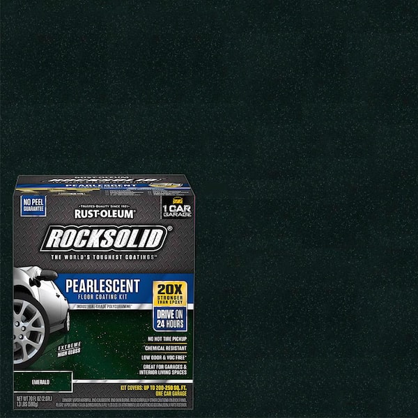 Rust-Oleum RockSolid 76 oz. Pearlescent Emerald Garage Floor Kit