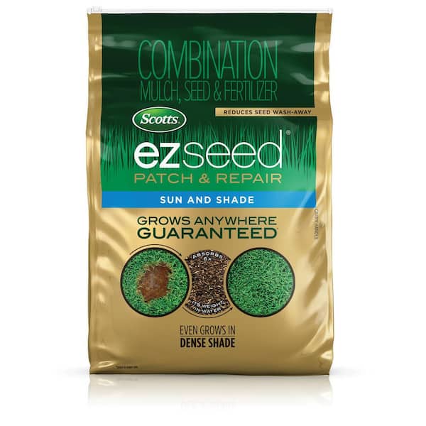 Scotts 40 lbs. EZ Seed Patch & Repair Sun and Shade Mulch, Grass Seed and Fertilizer Combination