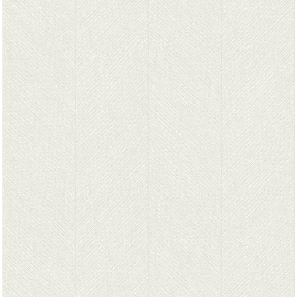 Kallam White Chevron Non-Pasted Wallpaper Sample